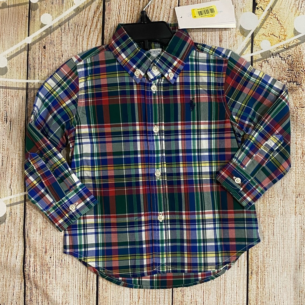 Ralph Lauren Baby Boy Button Down Shirt 18months